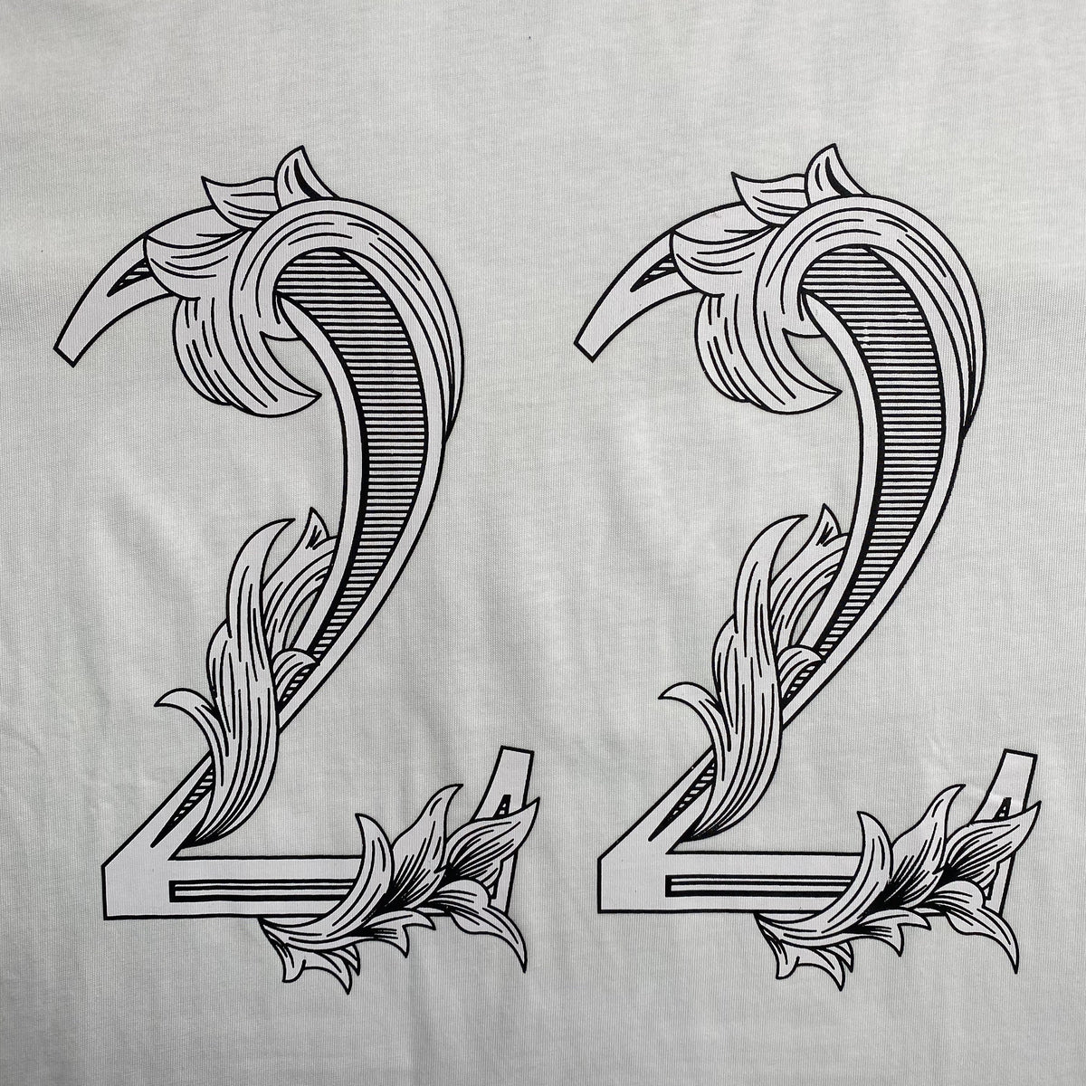Remera Amiri 22 Blanca