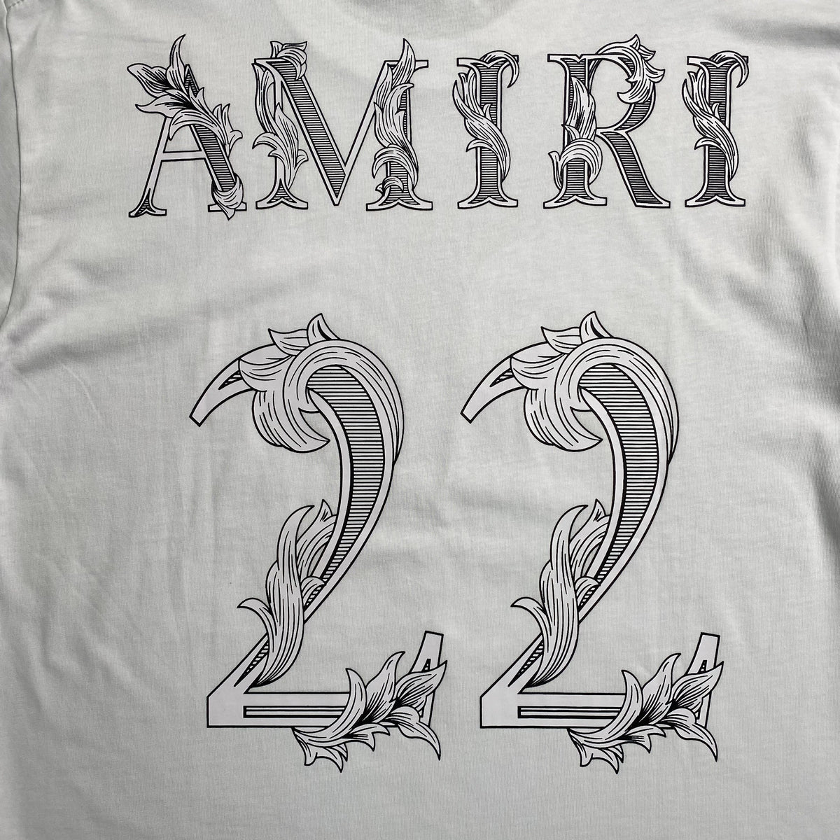 Remera Amiri 22 Blanca