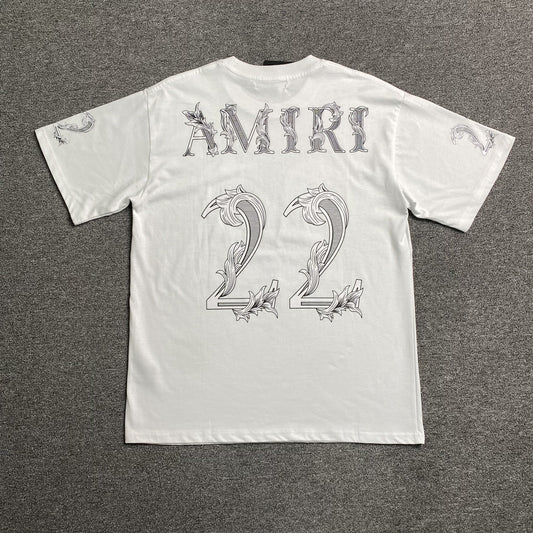 Remera Amiri 22 Blanca