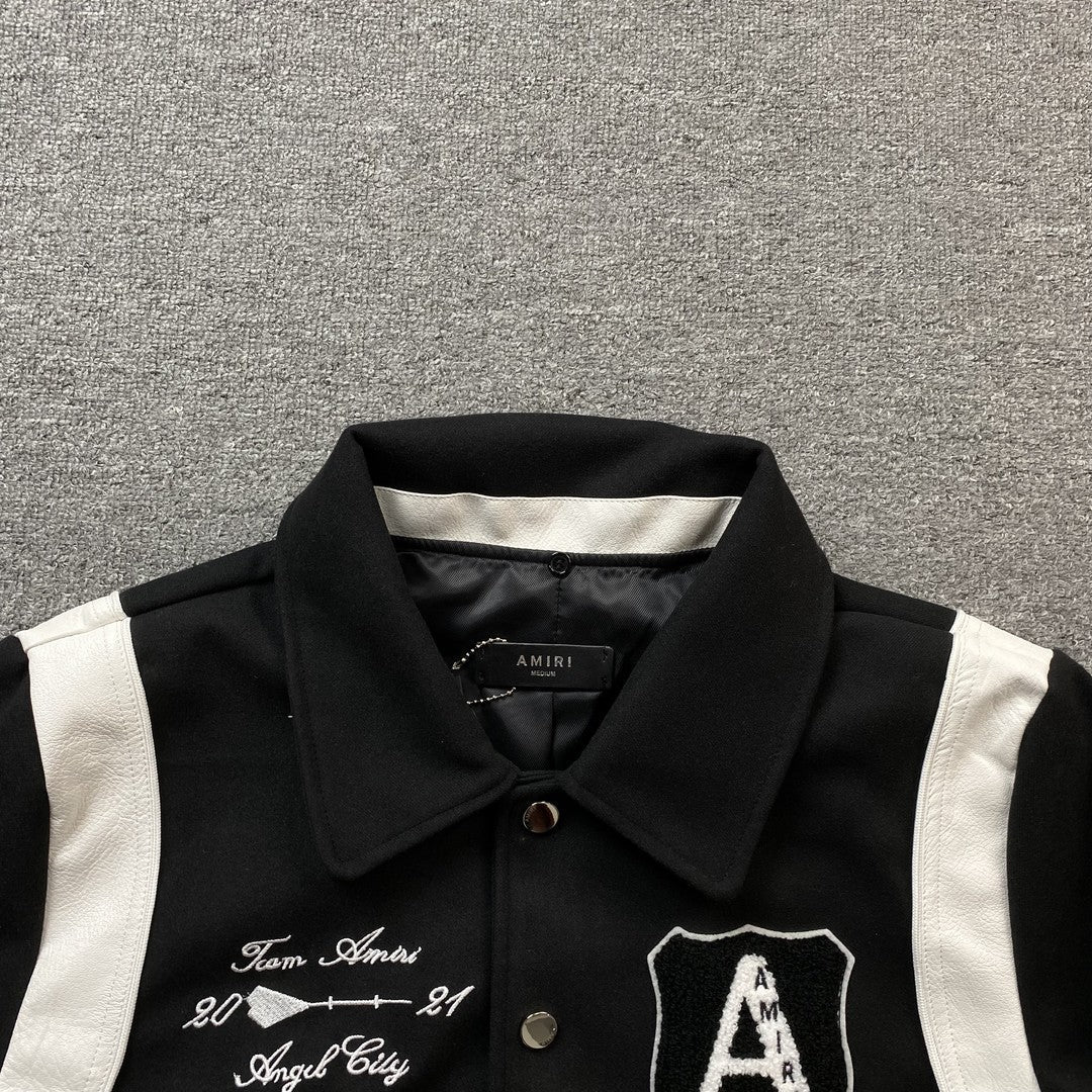 Campera Amiri Always On Point Bomber Negra