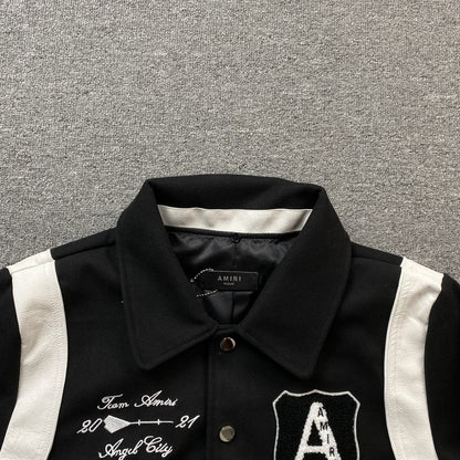 Campera Amiri Always On Point Bomber Negra
