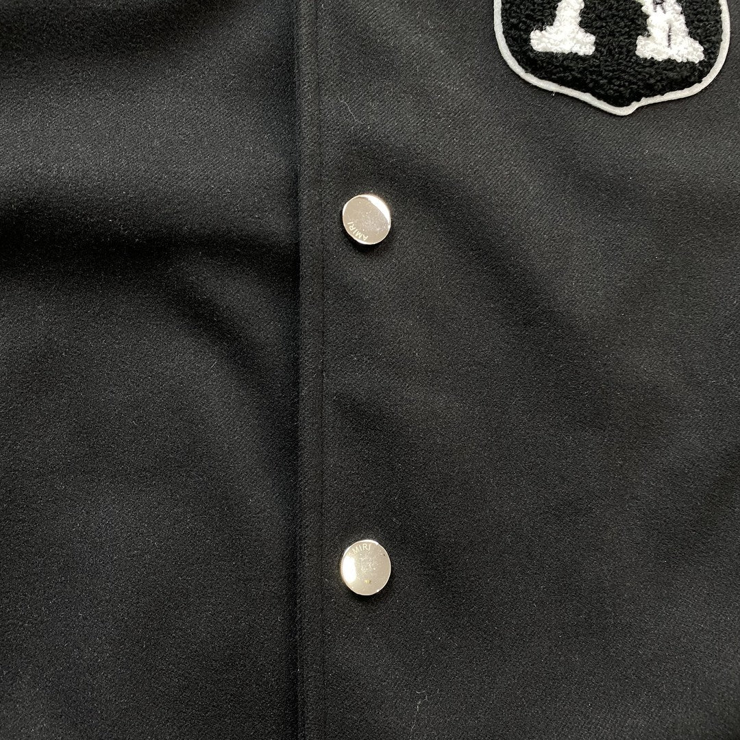 Campera Amiri Always On Point Bomber Negra