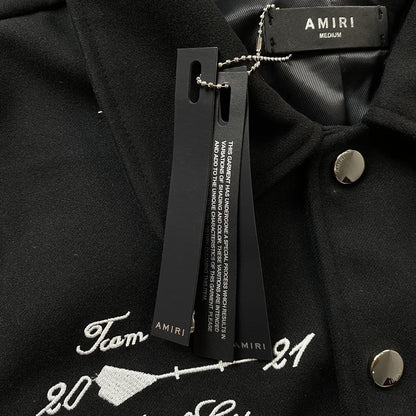 Campera Amiri Always On Point Bomber Negra
