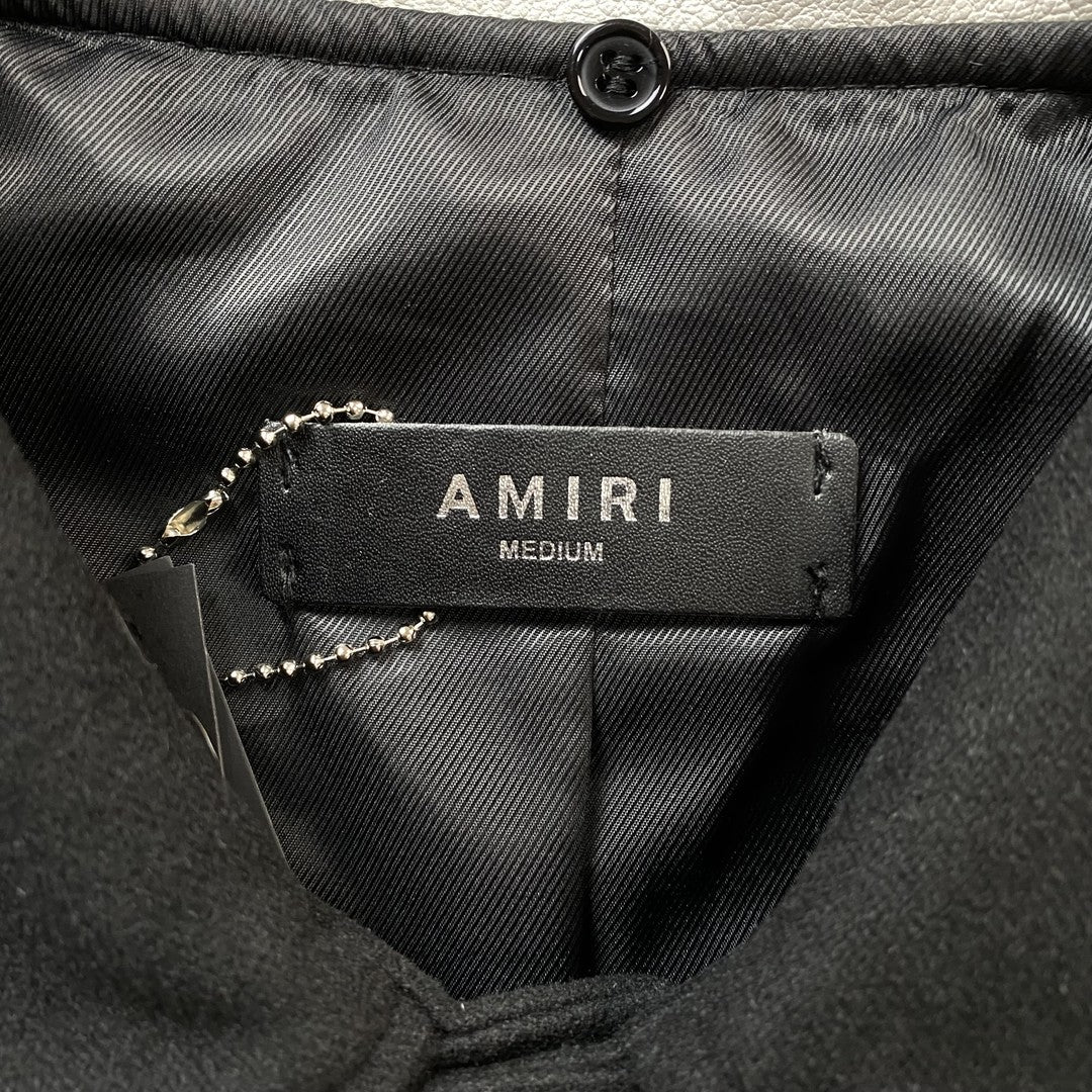 Campera Amiri Always On Point Bomber Negra
