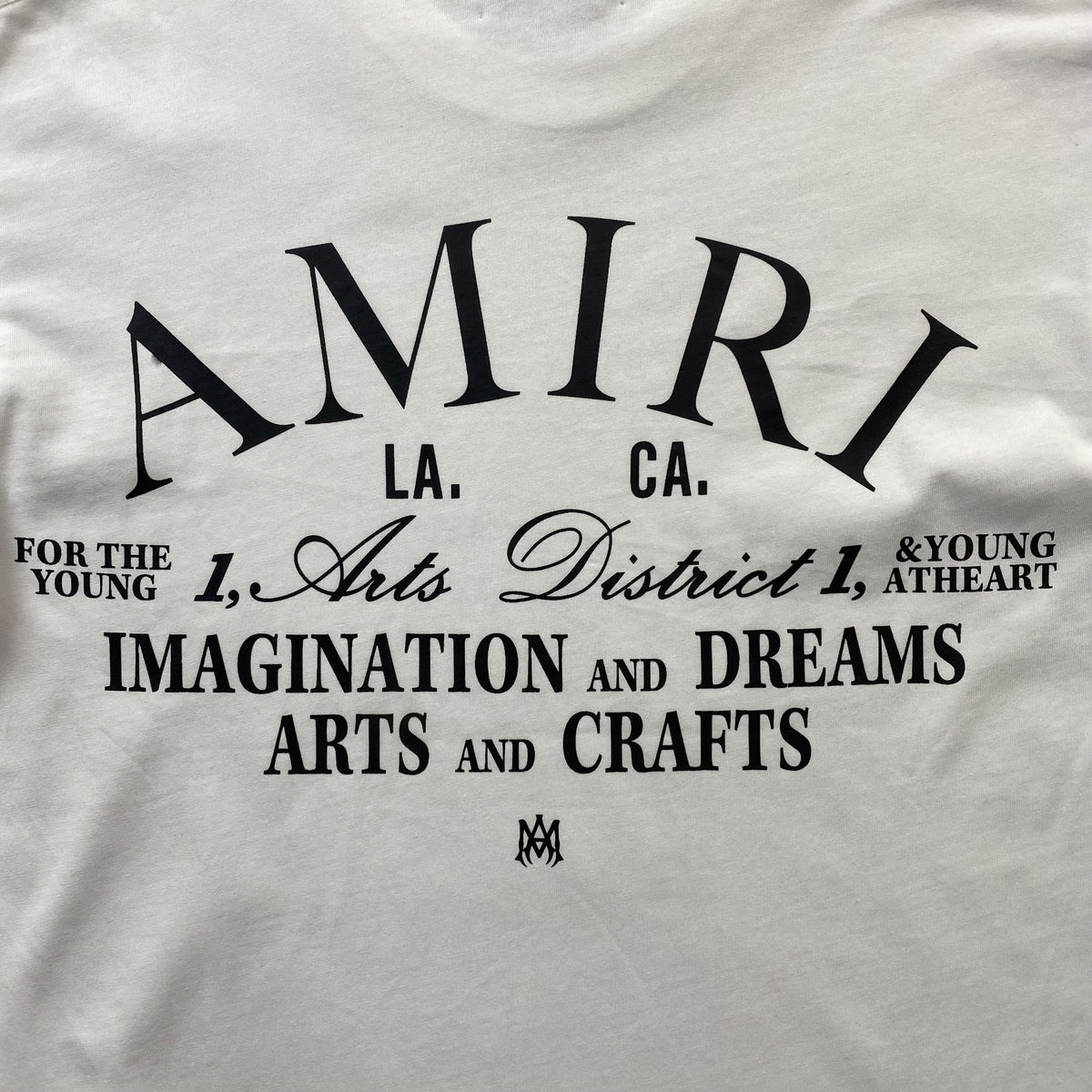 Remera Amiri Arts District Blanca