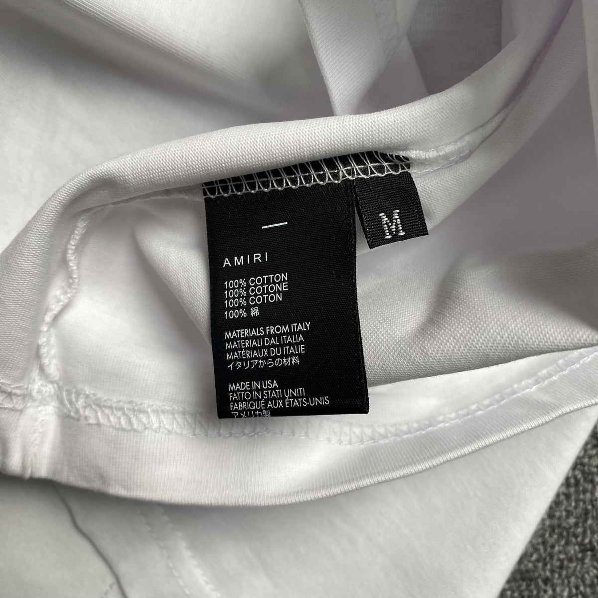 Remera Amiri Arts District Blanca