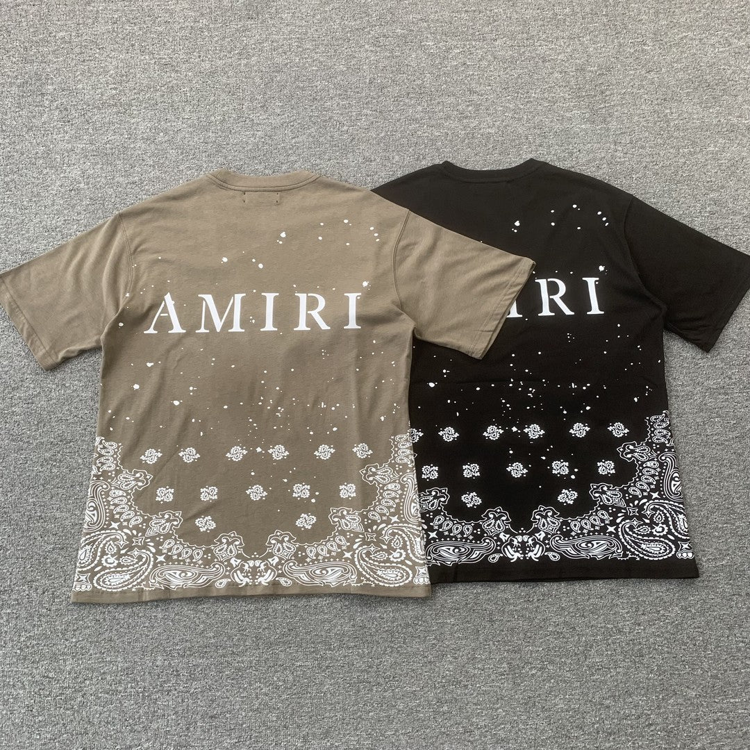 Remera Amiri Bandana Bleach Ma Beige