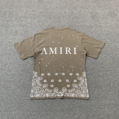 Remera Amiri Bandana Bleach Ma Beige