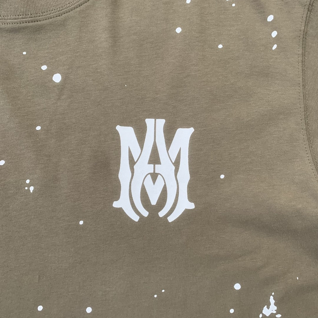 Remera Amiri Bandana Bleach Ma Beige