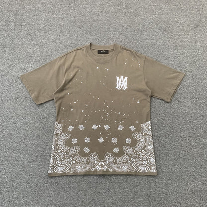 Remera Amiri Bandana Bleach Ma Beige
