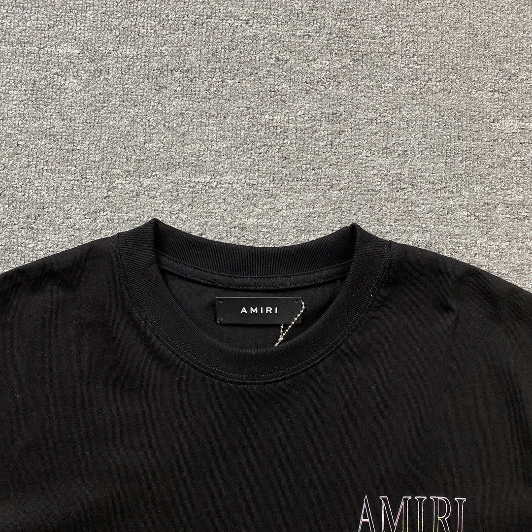 Remera Amiri Bandana Print Negra