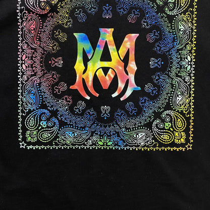 Remera Amiri Bandana Print Negra