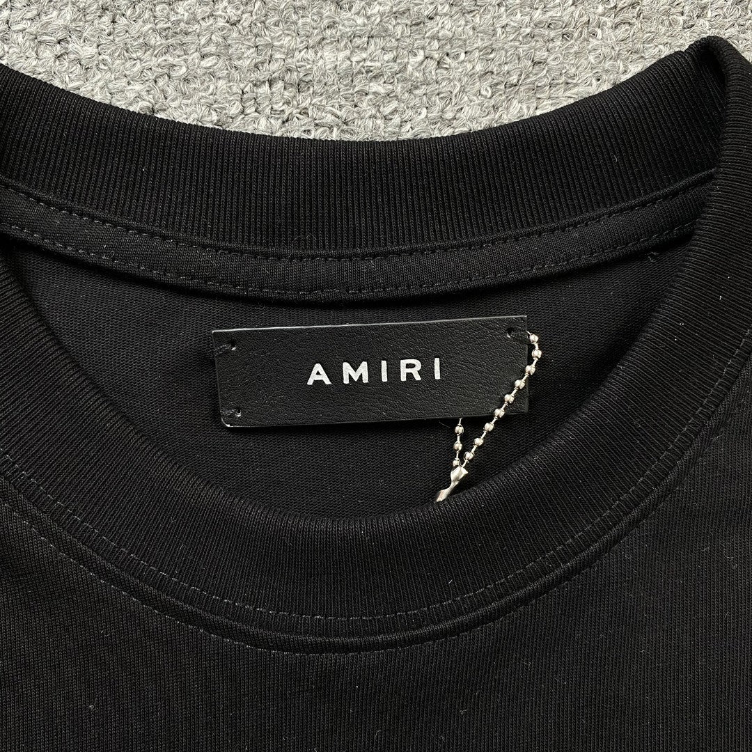 Remera Amiri Bandana Print Negra