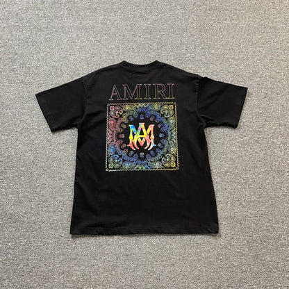 Remera Amiri Bandana Print Negra