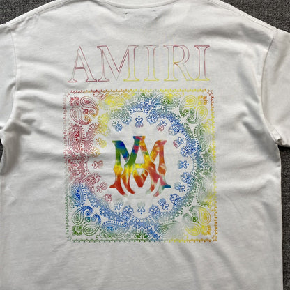 Remera Amiri Bandana Print Blanca