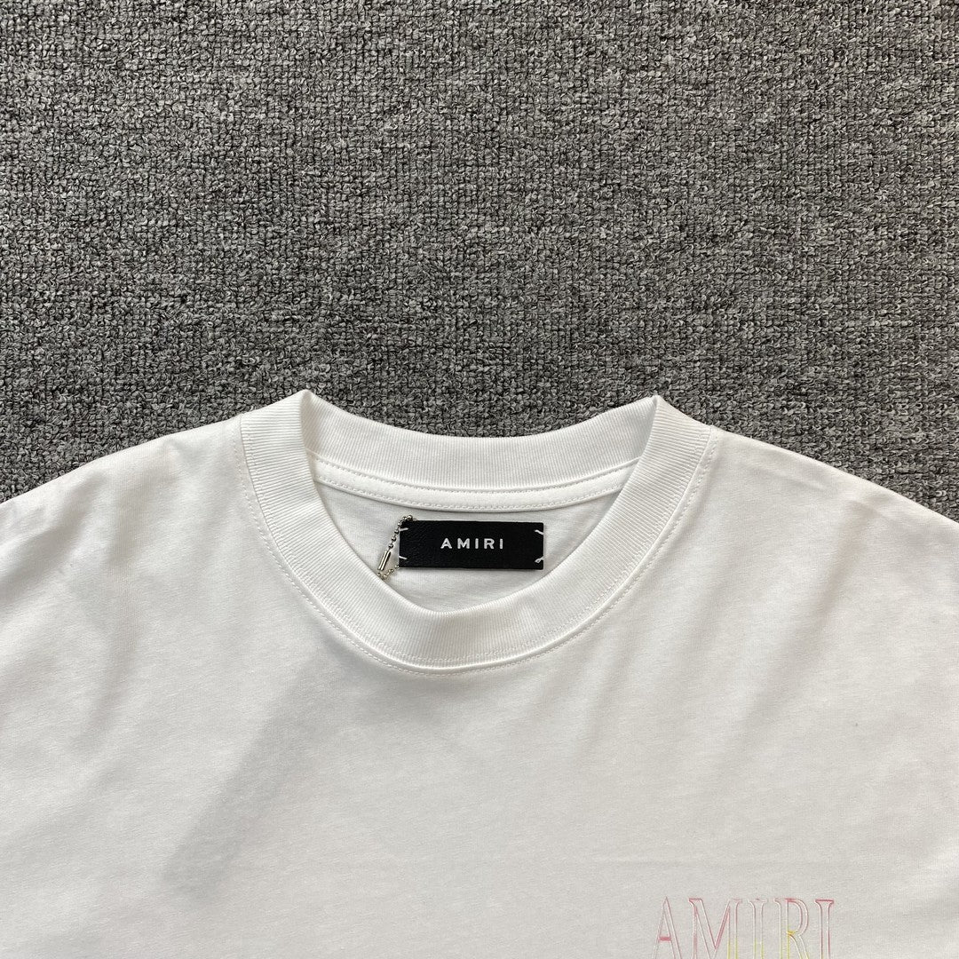 Remera Amiri Bandana Print Blanca