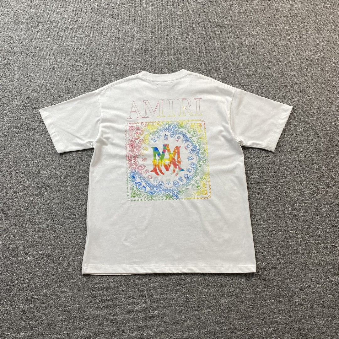 Remera Amiri Bandana Print Blanca