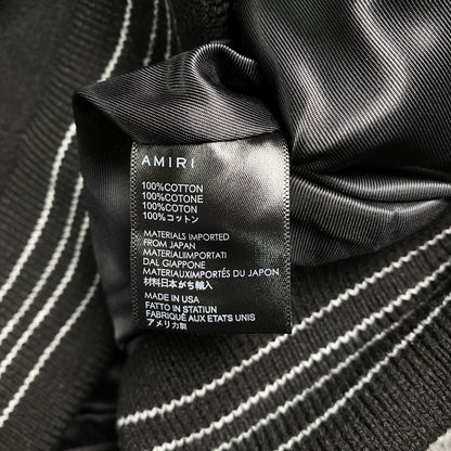 Campera Amiri Bones Bomber Negra