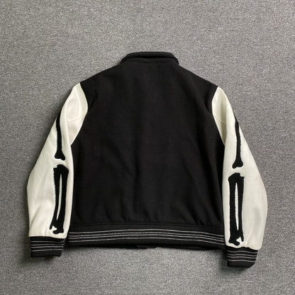 Campera Amiri Bones Bomber Negra