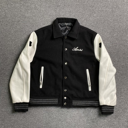 Campera Amiri Bones Bomber Negra