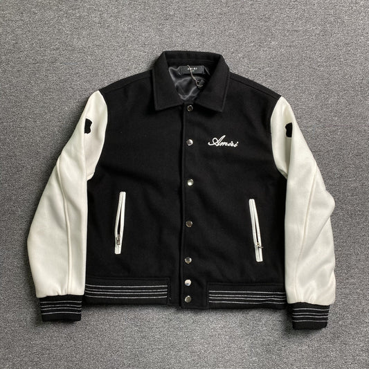 Campera Amiri Bones Bomber Negra