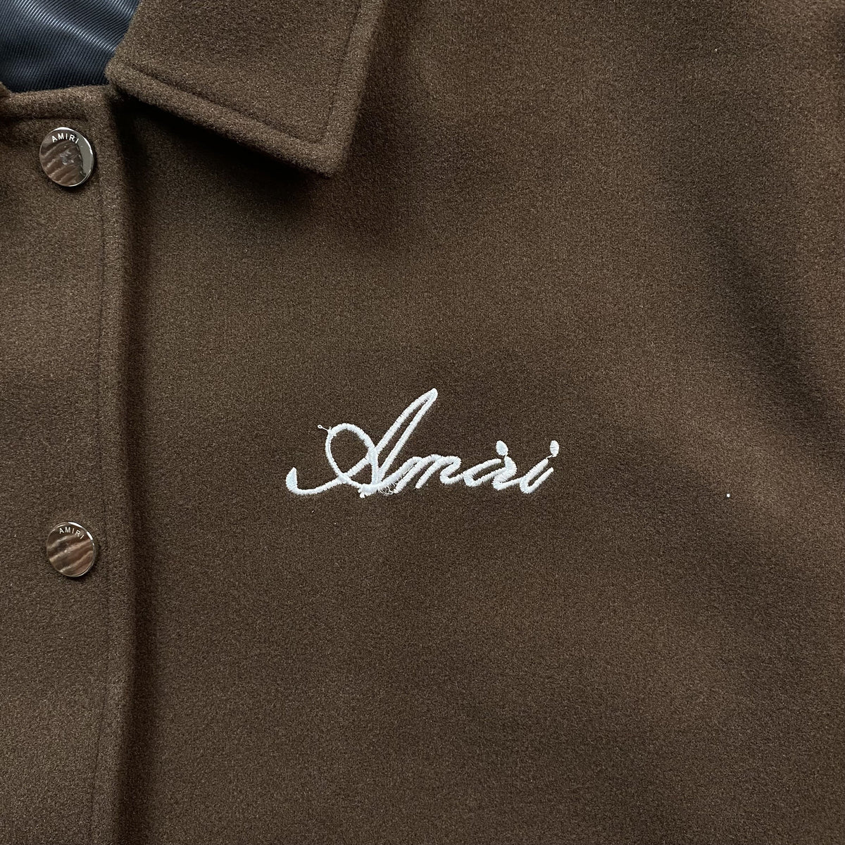 Campera Amiri Bones Bomber Marron