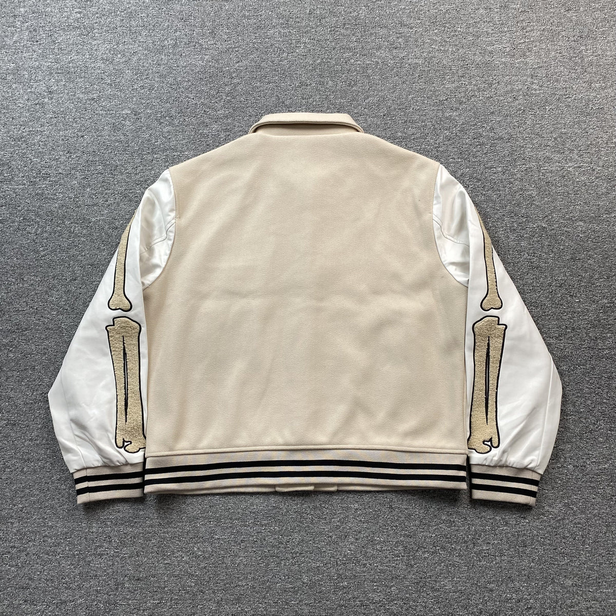 Campera Amiri Bones Bomber Neutral Beige