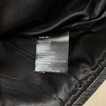 Campera Amiri Bones Bomber Neutral Beige