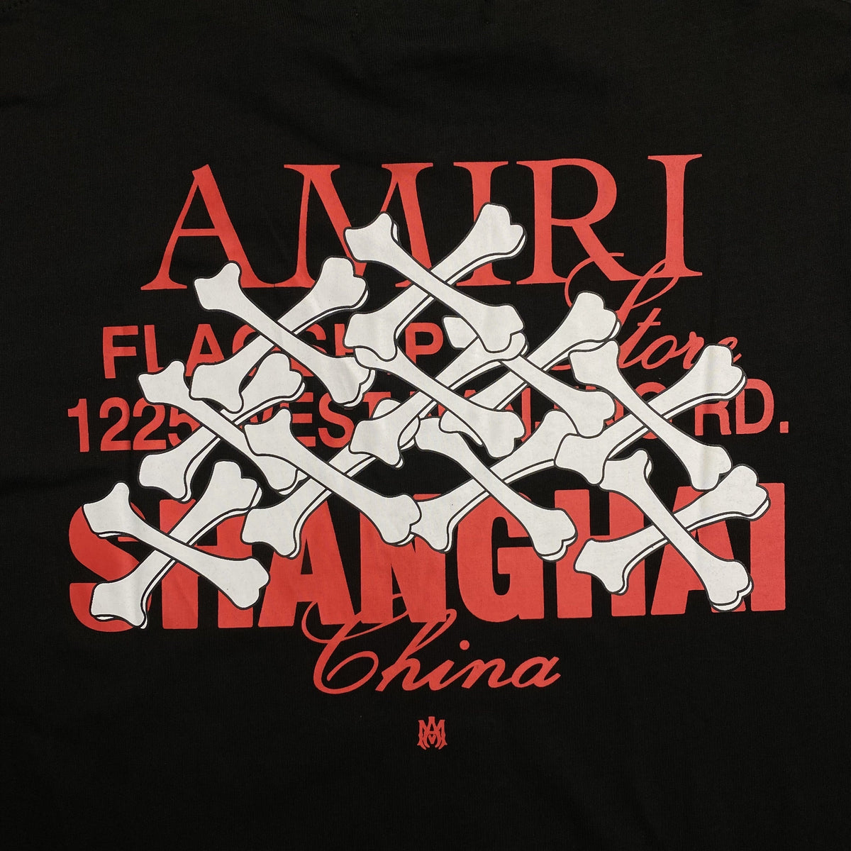Remera Amiri Bones Negra