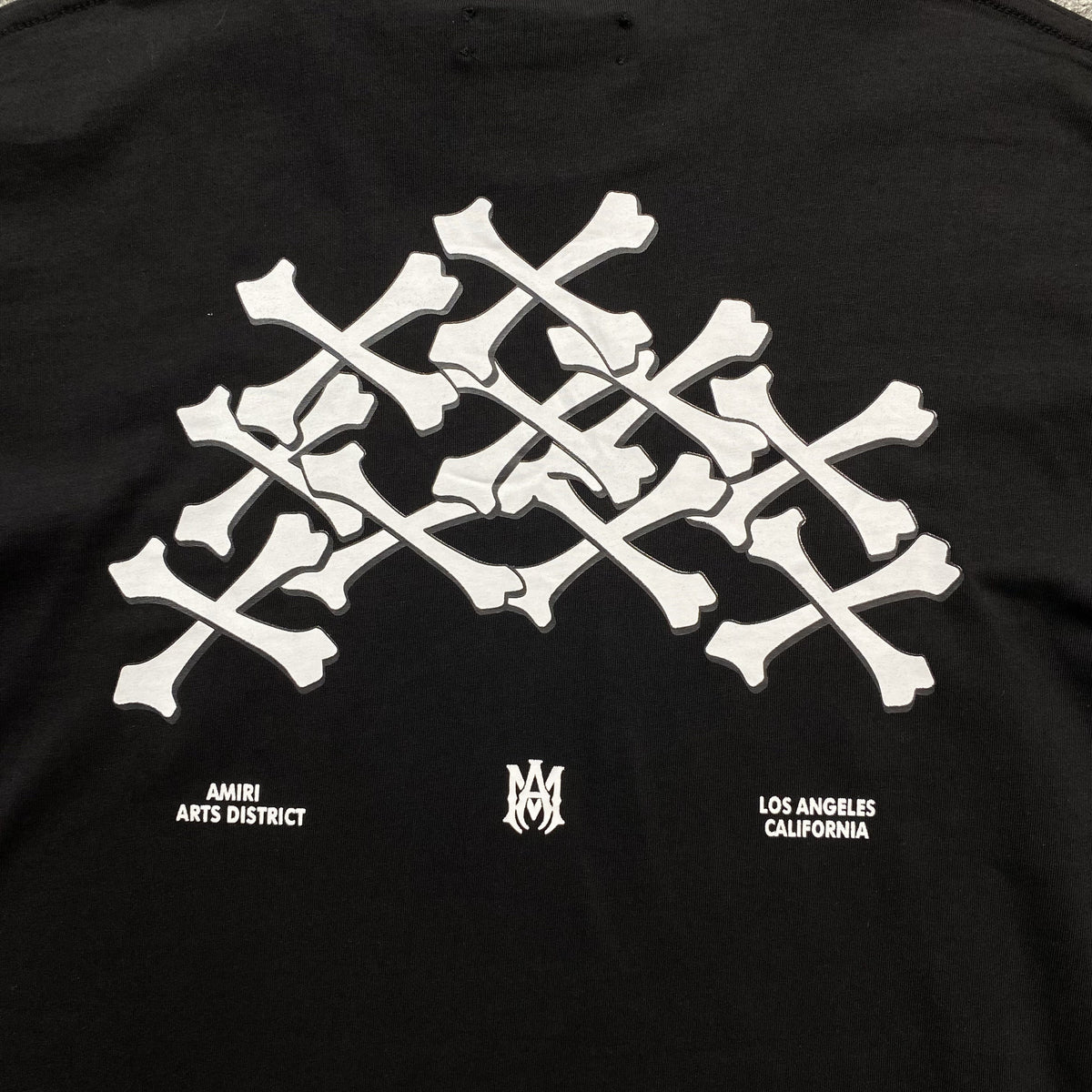 Remera Amiri Bones Negra