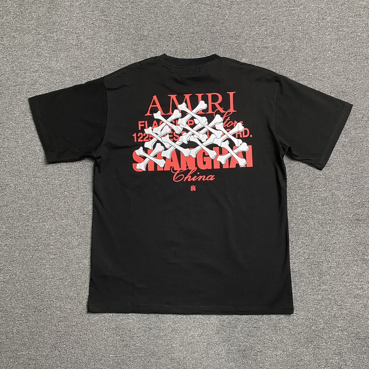 Remera Amiri Bones Negra