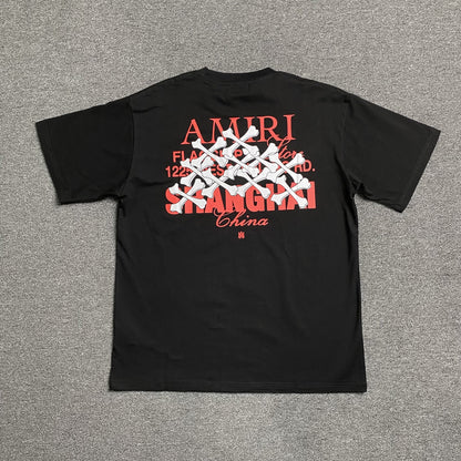 Remera Amiri Bones Negra