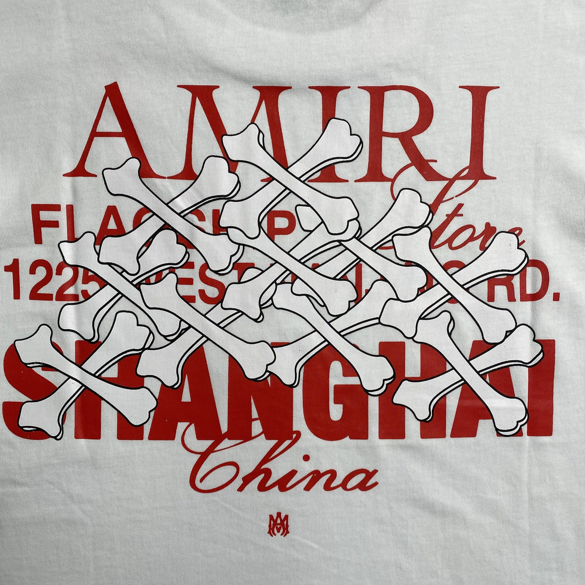 Remera Amiri Bones Blanca
