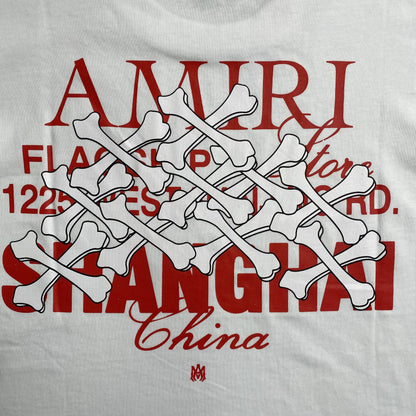 Remera Amiri Bones Blanca