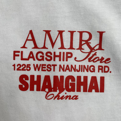 Remera Amiri Bones Blanca