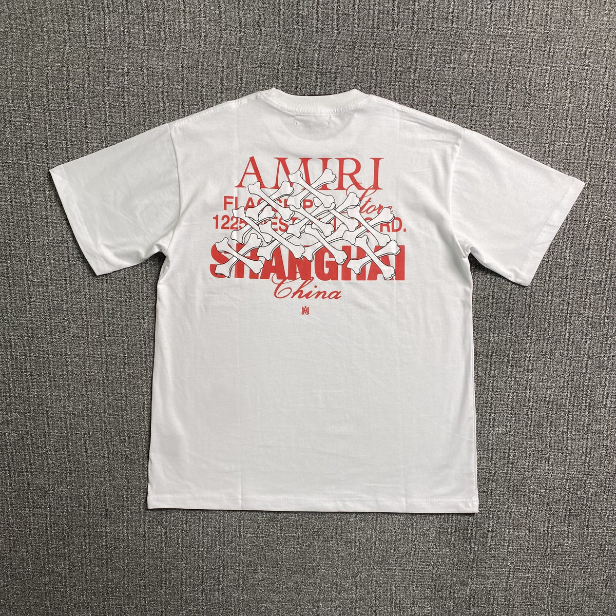 Remera Amiri Bones Blanca