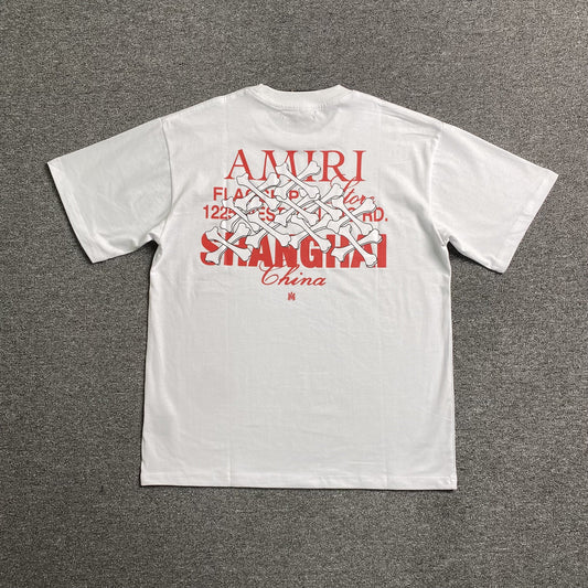 Remera Amiri Bones Blanca