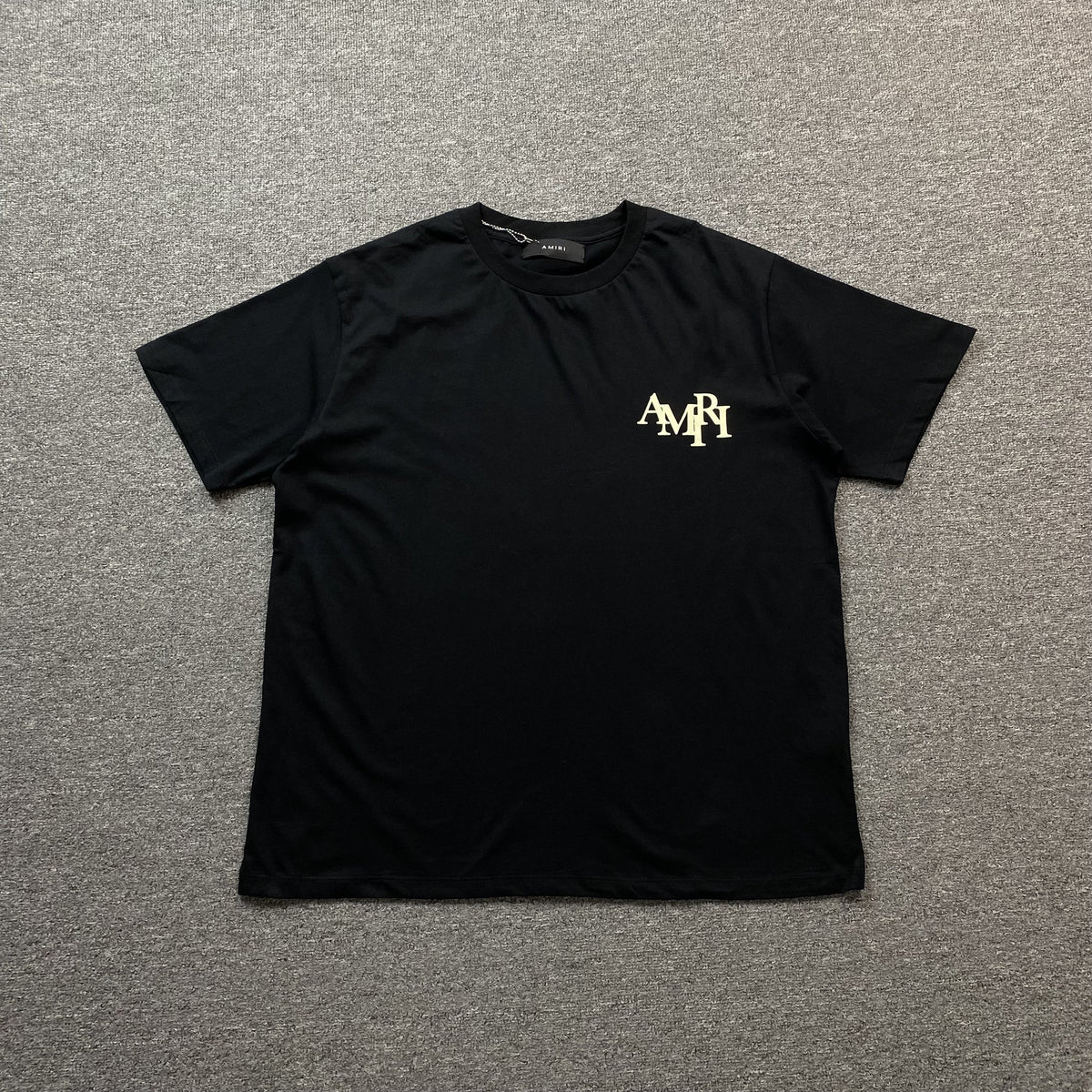Remera Amiri Champagne Cristal Negra