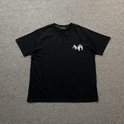 Remera Amiri Champagne Cristal Negra