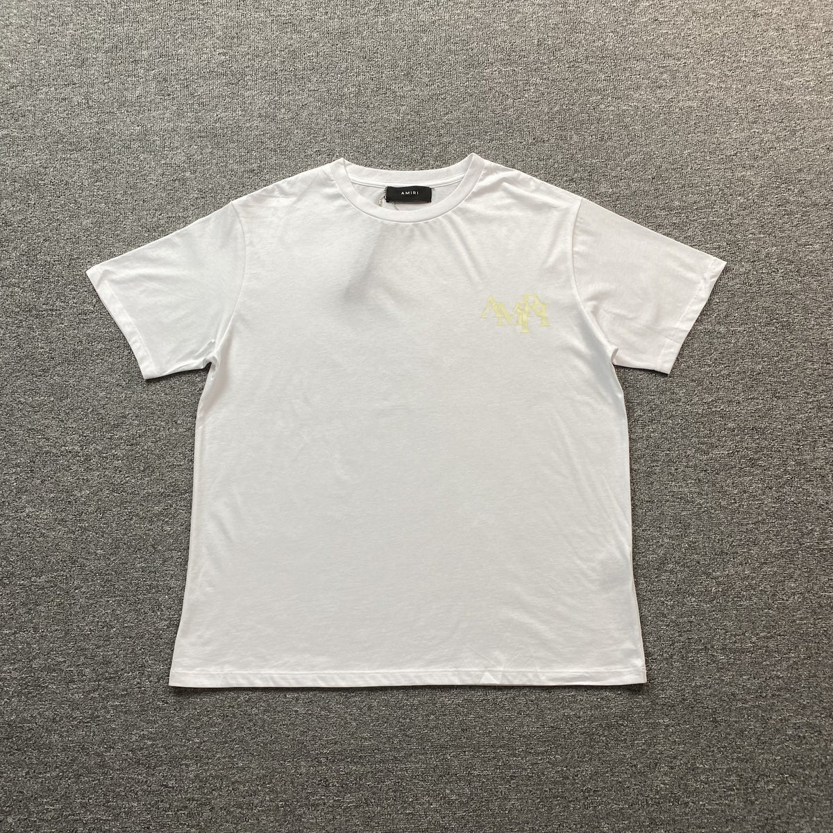 Remera Amiri Champagne Cristal Blanca