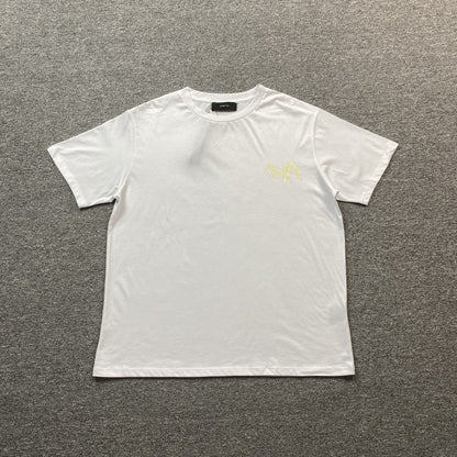 Remera Amiri Champagne Cristal Blanca