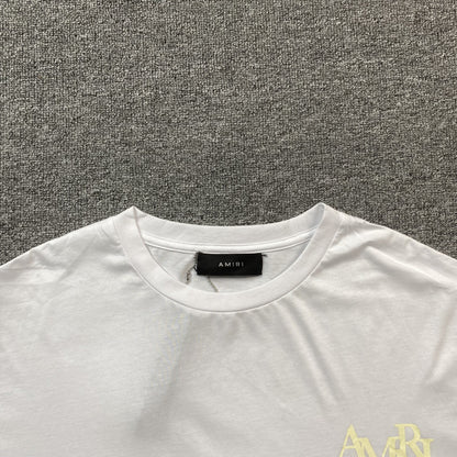 Remera Amiri Champagne Cristal Blanca