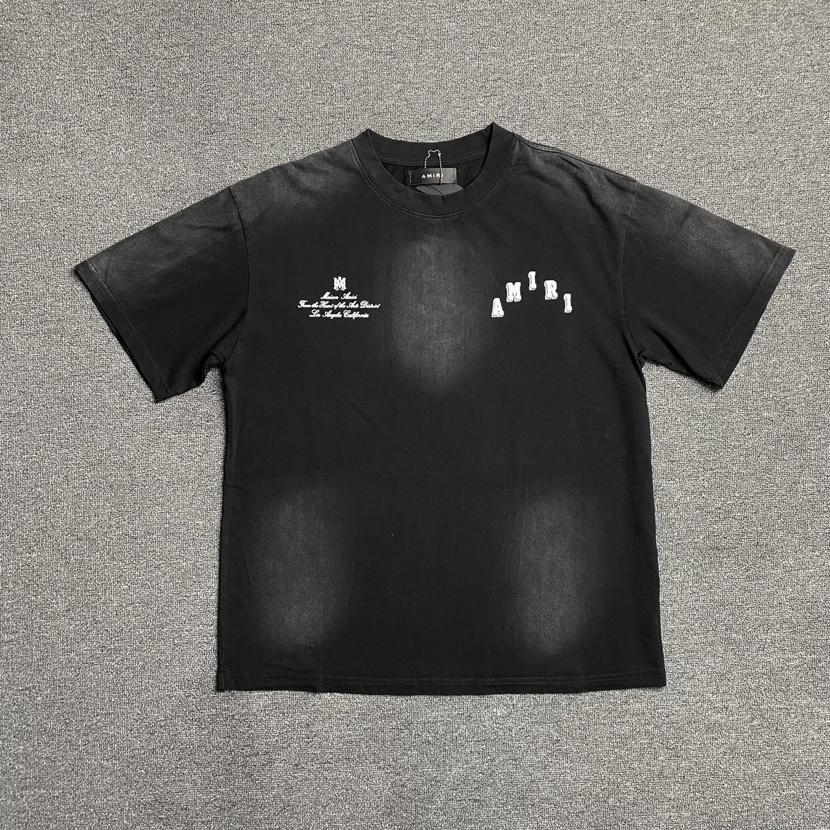 Remera Amiri Collegiate Negra