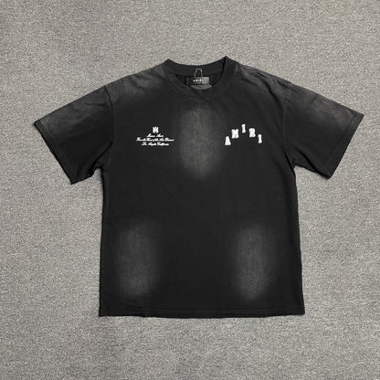 Remera Amiri Collegiate Negra