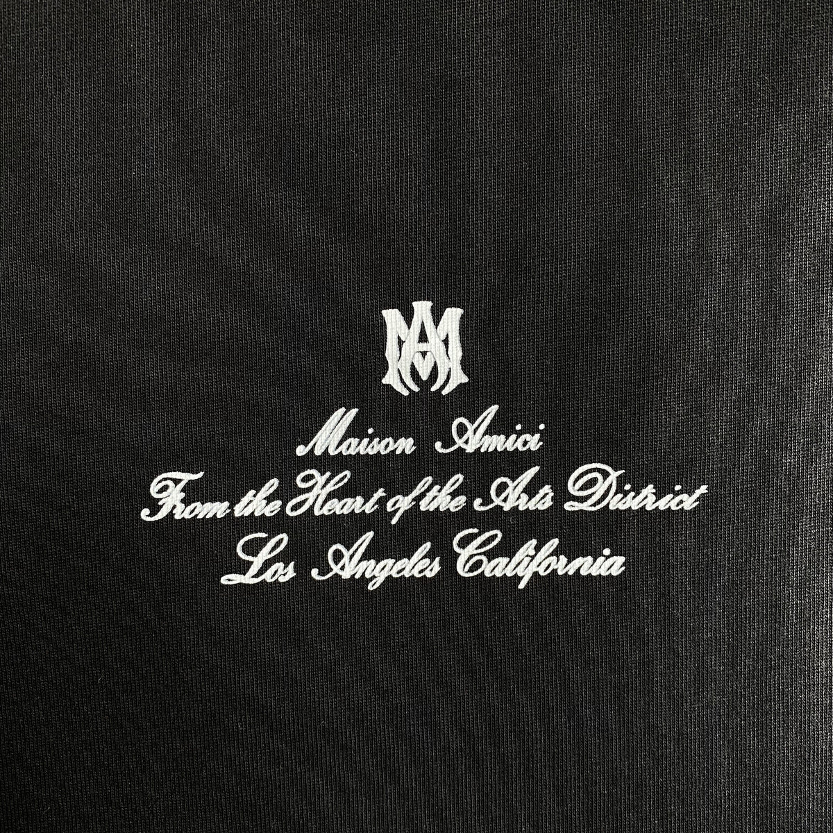 Remera Amiri Collegiate Negra