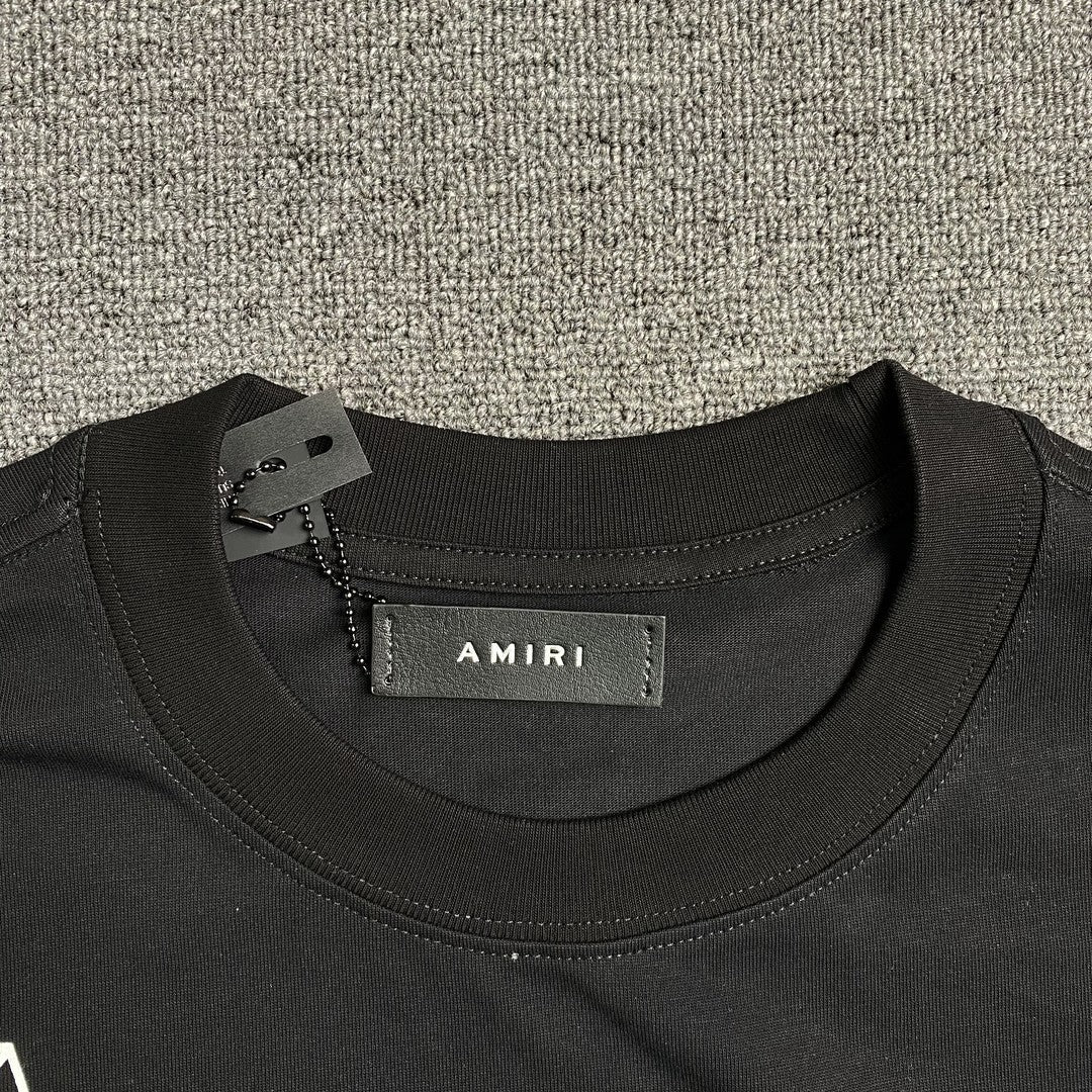 Remera Amiri Collegiate Negra