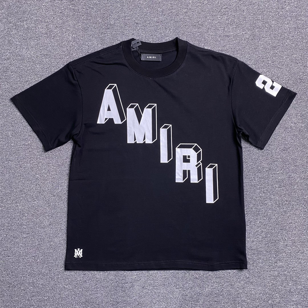 Remera Amiri Collegiate Negra