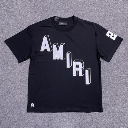 Remera Amiri Collegiate Negra