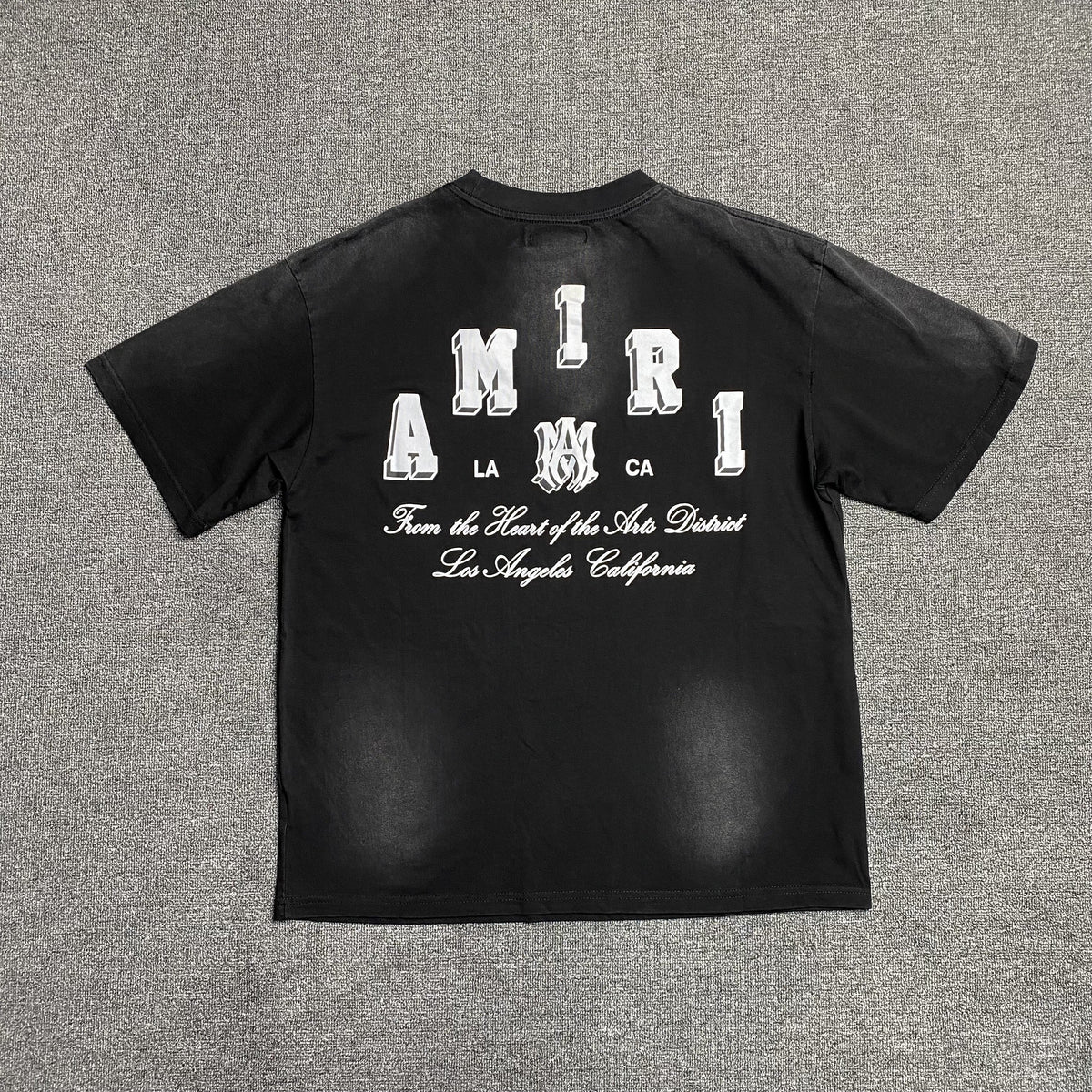 Remera Amiri Collegiate Negra