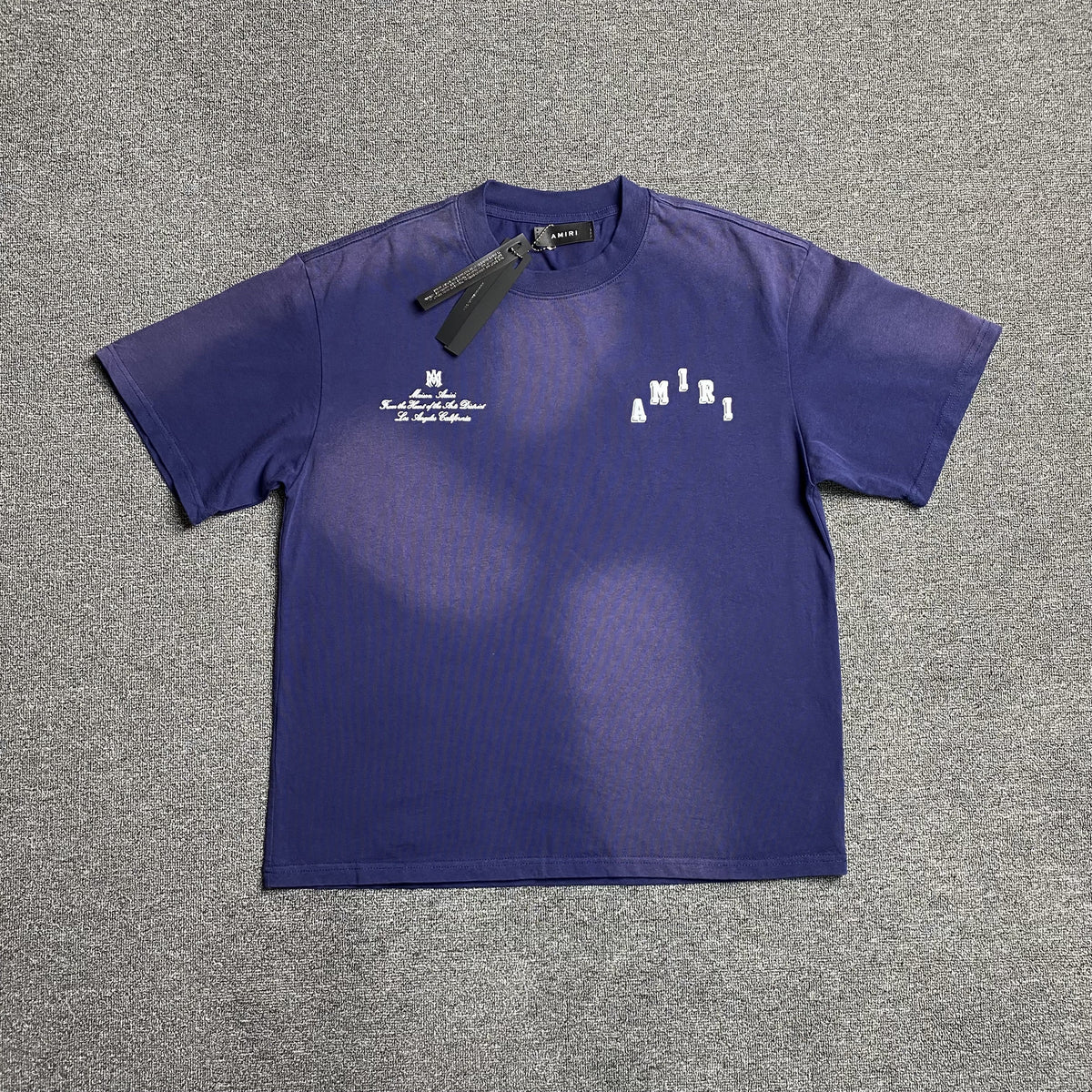 Remera Amiri Collegiate Azul